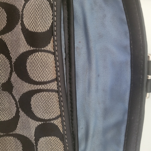 COACH Vintage Signature Soho Wool Flap Wristlet-RARE - Picture 9 of 10